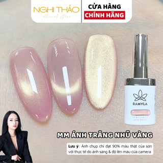Sơn gel mắt mèo ánh trăng vàng RAMYLA Nghi Thảo
