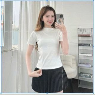 Áo phông cổ cao 3cm thêu ngựa - 247store - Aobabyteetheungua35_P5K7