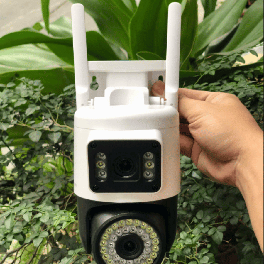 Camera Wifi 8MP Yoosee Q42D quốc dân | 4K | Ngoài trời | 2 ống kính 2 khung hình (Loại A)