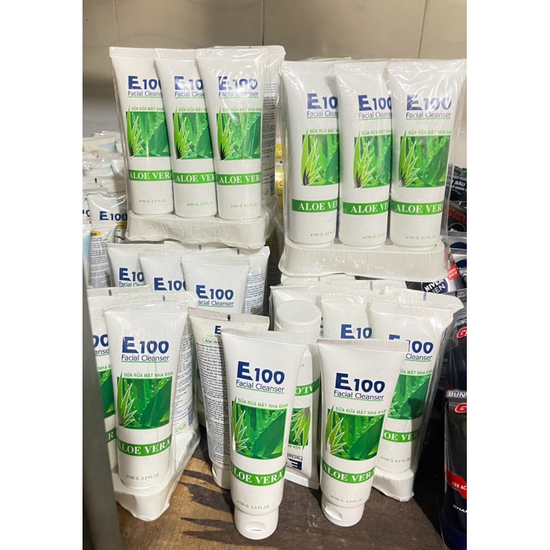 [Hàng Chính Hãng] sữa rửa mặt E100 Nha Đam 100ml