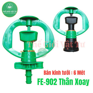 Béc tưới Fe-902 Cải Tiến Thân Xoay, Lưu Lượng Lớn, Bán Kính Tưới 6 Mét