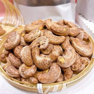 500G Hạt Điều Rang Muối Vỏ Lụa Loại 1
