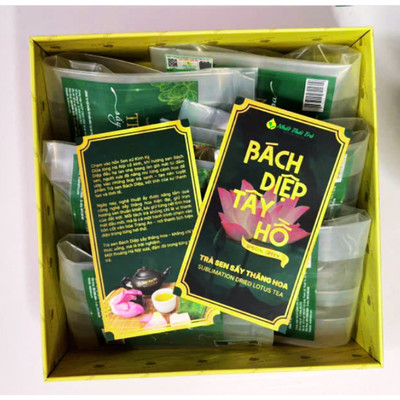 Trà bông sen bách diệp Tây Hồ sấy thăng hoa cao cấp Nhất Thái Trà – hậu ngọt thơm dịu nhẹ