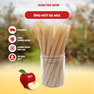   Quà tặng Giấm Táo Shop  5 ống hút sinh học bã mía an toàn khi dùng Giấm Táo 