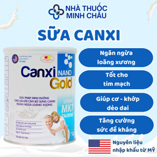 Sữa Canxi Nano Gold Hỗ Trợ Xương Khớp Cho Người Già Bổ Sung Canxi Ngăn Ngừa Loãng Xương Chính Hãng