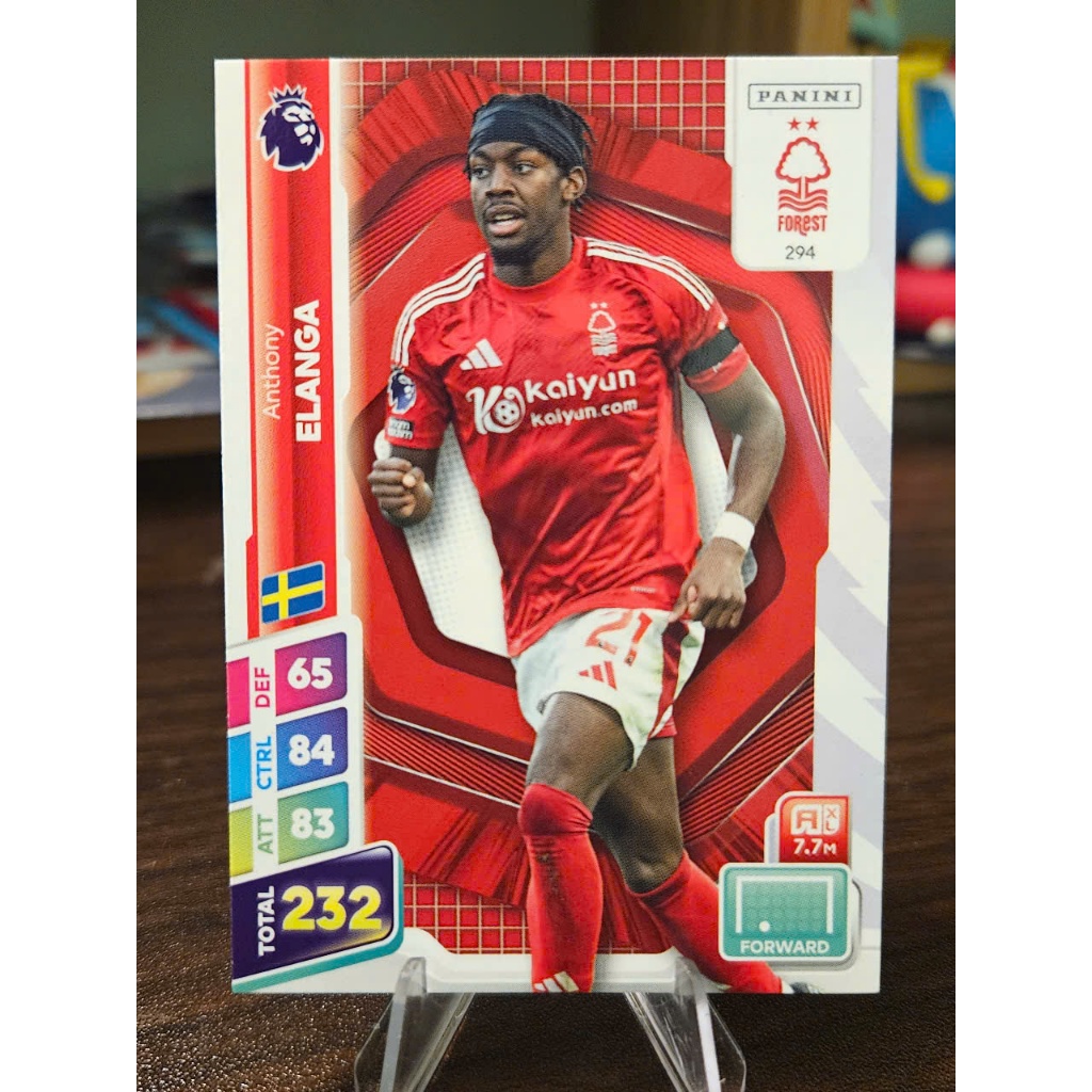 Thẻ Anthony Elanga Panini Premier League Plus 2024/2025 (Nottingham Forest) (24/25)