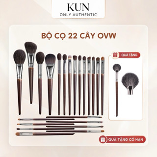  Bộ Cọ Trang Điểm OVW Lông Chồn 22 Cây Chuyên Nghiệp Cọ Mềm Mịn Bám Phấn 