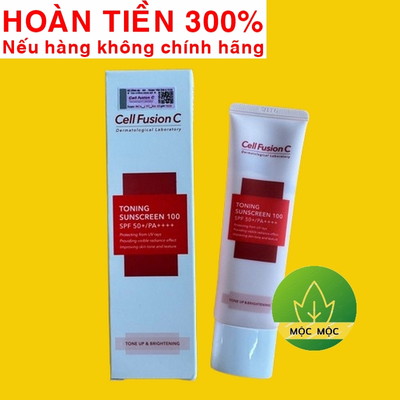 Kem Chống nắng Cấp ẩm Dịu da Cell Fusion C Aquatica Sunscreen 100 SPF 50+/PA++++ | MỘC MỘC shop