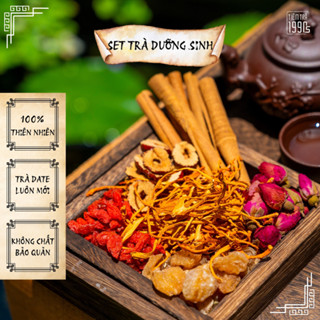  Set Trà Dưỡng Sinh Thảo Mộc Tiệm Trà 1990s hỗ trợ tiêu hoá giảm mệt mỏi cơ thể làm ấm bụng 