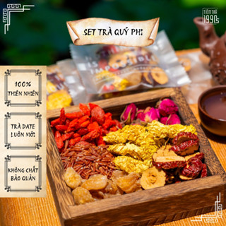  Set Trà Quý Phi Gạo Lứt Tiệm Trà 1990s thảo mộc giảm cân an toàn đẹp da sáng mịn thanh lọc cơ thể mát gan ngủ ngon 