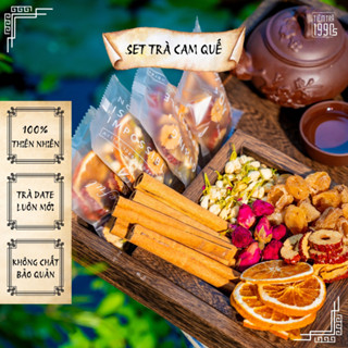  Set Trà Cam Quế Tiệm Trà 1990s trà hoa thảo mộc giảm ho dưỡng họng làm ấm cơ thể dễ ngủ 