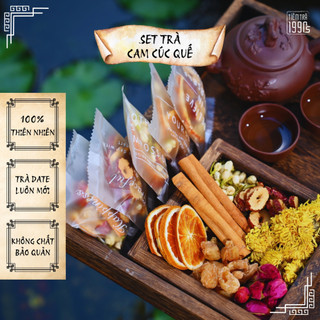  Set Trà Cúc Quế 7 Vị Giúp Ngủ Ngon Bổ Phế Dưỡng Họng Giảm Ho Bồi Bổ Khí Huyết - Tiệm Trà 1990's 