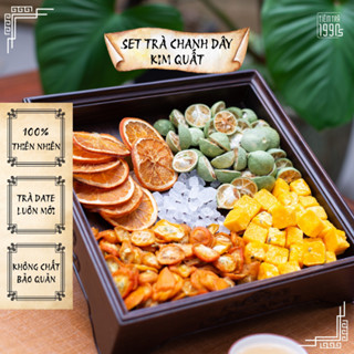  Set Trà Chanh Dây Kim Quất Tiệm Trà 1990's Trà Thảo Mộc Chanh Leo Kim Quất Trắng Da Triệu Lộ Tư Detox Thanh Nhiệt 