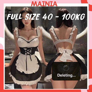 [ Full Size 40-100Kg ] Set Cosplay Hầu Gái Tạp Dề 1671 MAINIA STORE
