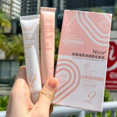 Kem Tẩy Lông Ria Mép Nicor Cho Nam và Nữ Kèm Dưỡng