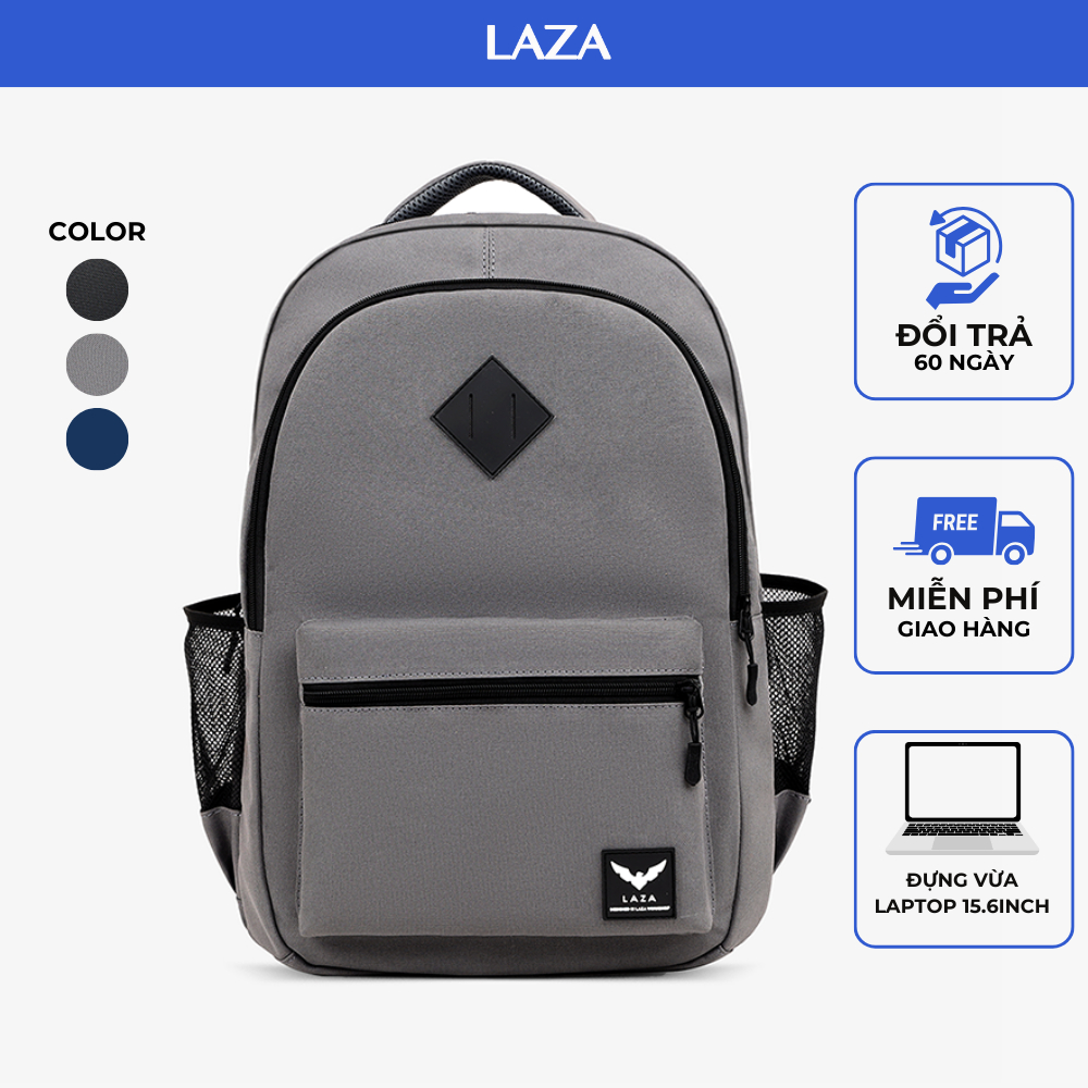 Balo Nam Nữ Đa Năng LAZA Grote Backpack 432 - Thiết Kế Thời Trang, Đựng Laptop, Đi Học Đi Làm
