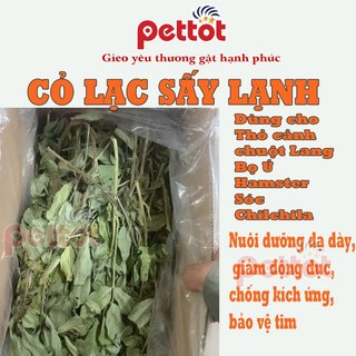 Cỏ lạc sấy khô - Cỏ đậu phộng sấy khô nuôi dưỡng dạ dày, giảm động dục, bảo vệ tim cho Thỏ Chuột Lang - Pettot