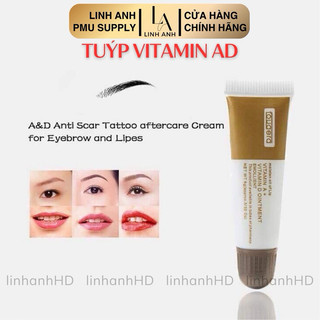 Tuýp Vitamin AD Dưỡng Mày Môi Sau Xăm