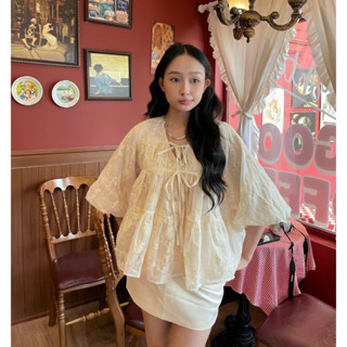  ÁO BABYDOLL TAY BỒNG FORM XOÈ RỘNG HAI LỚP DÀY DẶN 