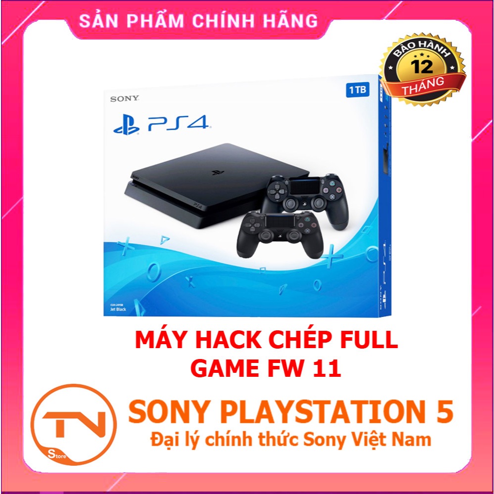 Máy game PS4 Slim CHÉP FULL GAME FW 11.00 - Sony Playstation Bảo hành 12 tháng