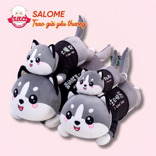  Gấu Bông Mèo Bông Alaska Mặc Áo 65cm-1m3  Khổng Lồ Dễ Thương Cute SALOME Thú Bông Con Mèo Bi Ôm Ngủ 