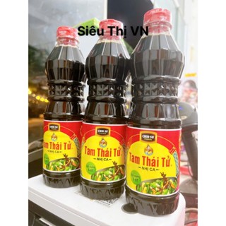  Combo 6 chai nước tương Tam Thái Tử Nhị Ca Chin-su 500ml chai 