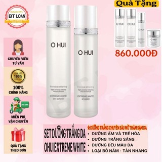 Set dưỡng trắng da , mờ thâm sạm da ohui extreme white