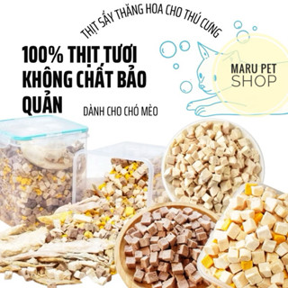 Thịt Sấy Khô Cho Chó Mèo Tổng Hợp Hộp 660g