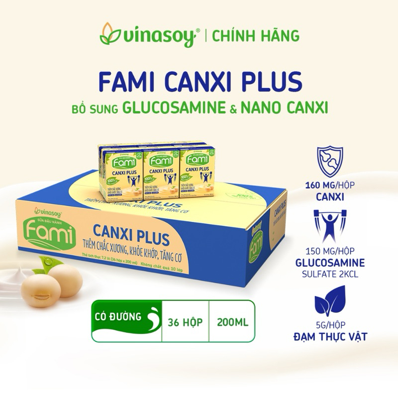Sữa thực vật Fami Canxi Plus