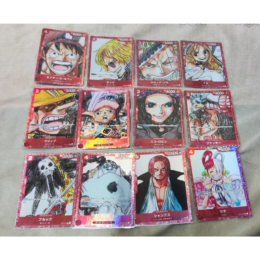 Thẻ One Piece Card Game - Chính hãng BANDAI – Card One Piece Film Red – Japanese