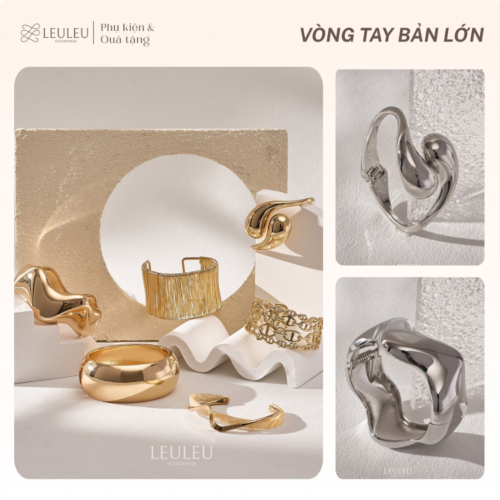 Vòng tay bản lớn Nomadic Spirit LeuLeu Accessorize