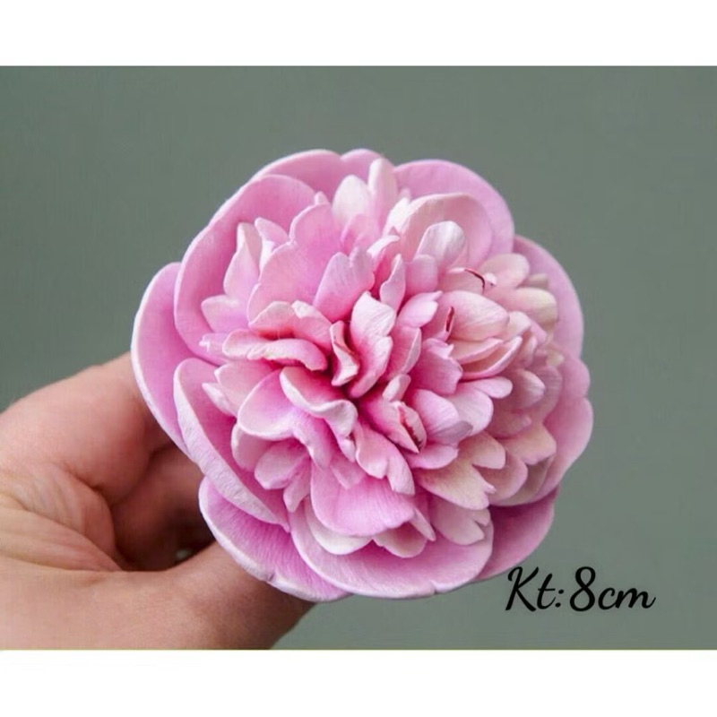 Hoa hồng ngoại M8 mẫu đơn Pion khuôn silicon hoa đẹp làm bánh socola dẻo khuôn rau câu khuôn nến