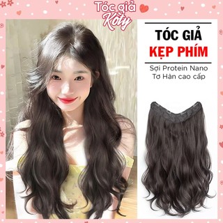  Tóc Giả Chữ U Kẹp Phím 60cm – Thẳng Xoăn Tự Nhiên Siêu Mềm Mượt Như Tóc Thật 