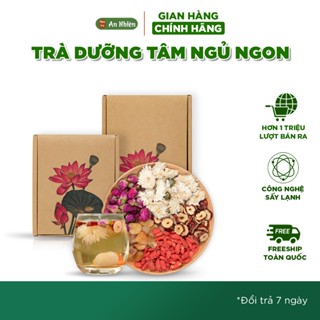 Trà Dưỡng Tâm Ngủ Ngon An Nhiên , an thần, dưỡng da, Nguyên liệu Sấy lạnh