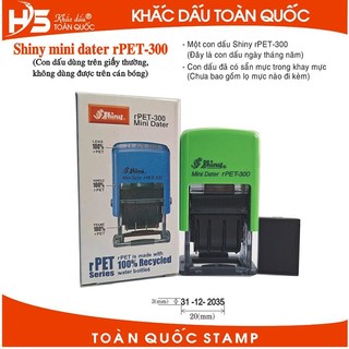 Dấu dập date Shiny Mini Dater PET-300 (full box )