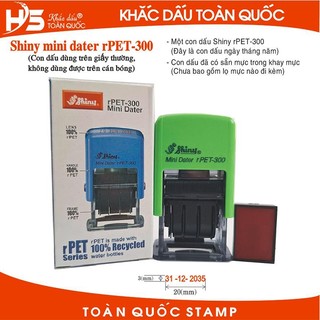 Dấu dập date Shiny Mini Dater PET-300 (full box )