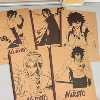 📓 Sổ Tay B5 Bìa Giấy Kraft – Chủ Đề Naruto Cá Tính – 30 Trang Có Dòng Kẻ 🌀