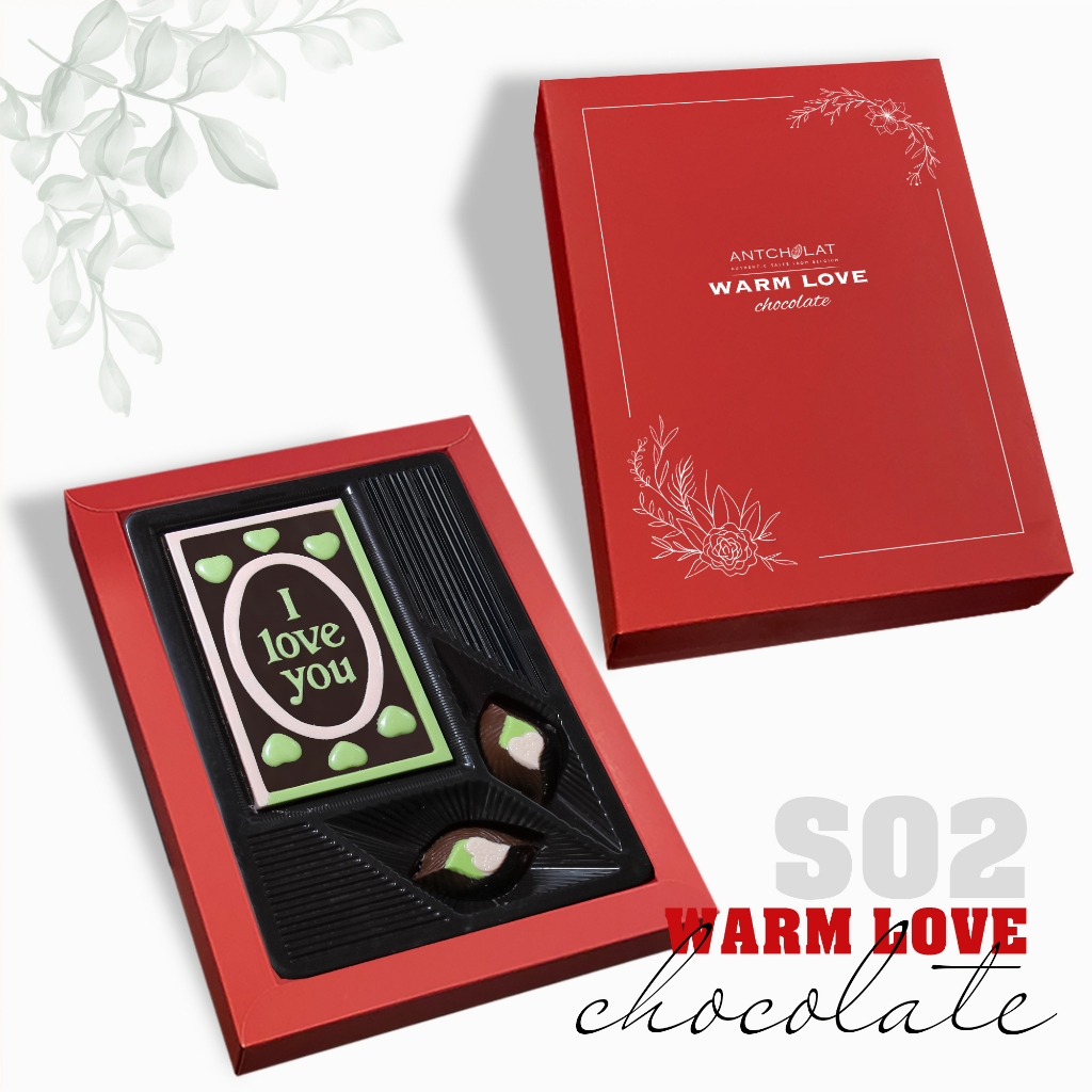 Hộp Socola quà tặng Warm Love Chocolate/ S02 Antcholat