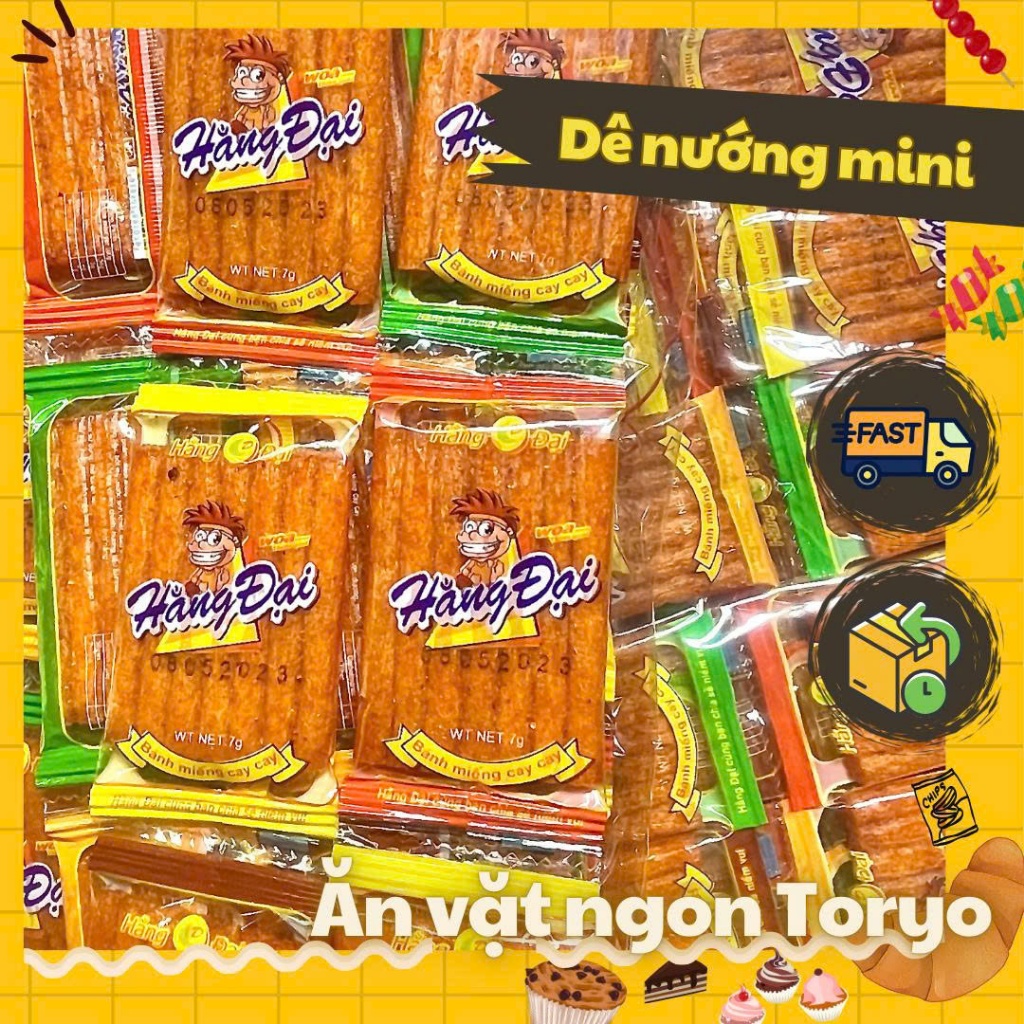 10 gói miếng dê nướng Hằng Đại mini
