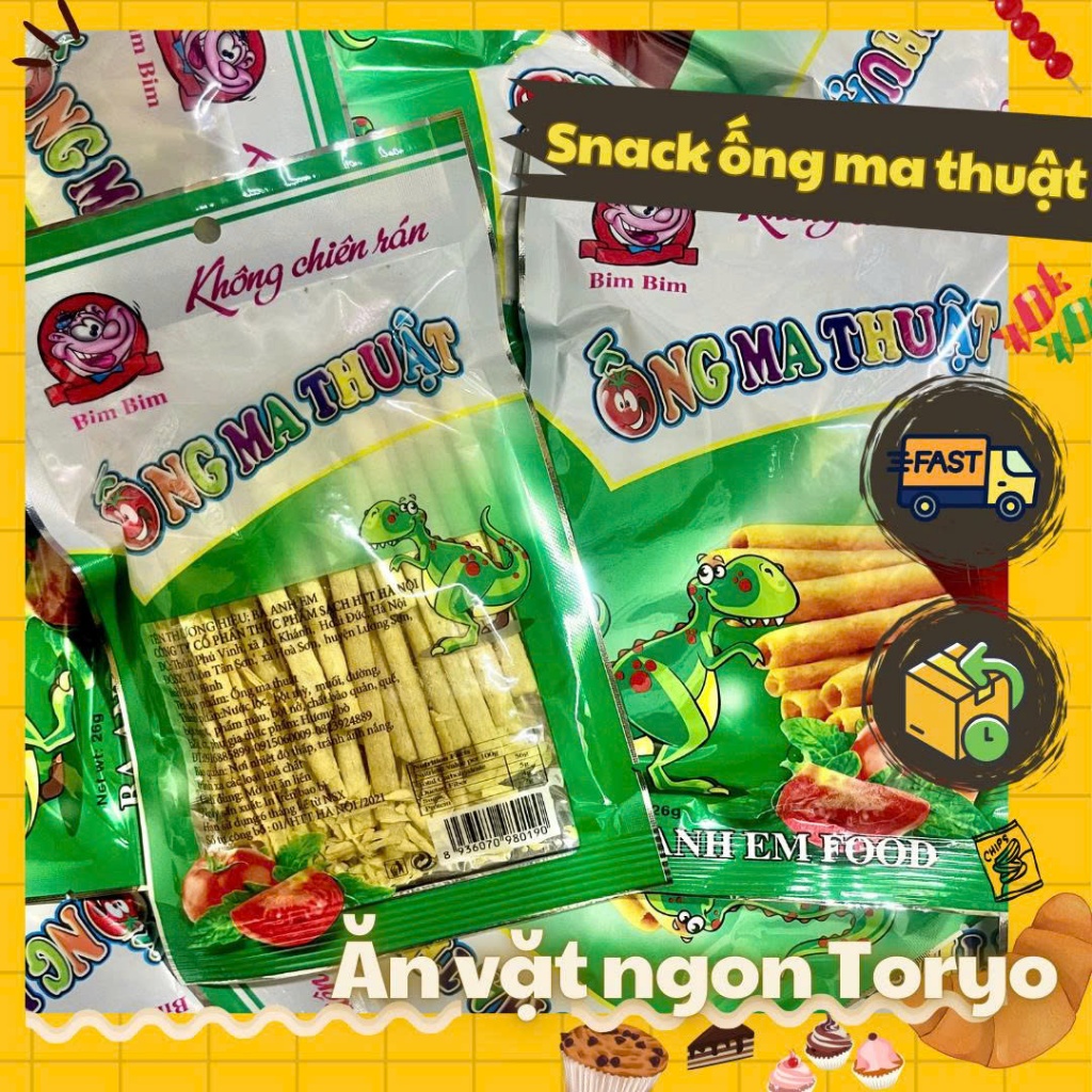 Combo Snack ống ma thuật (gói 26g)