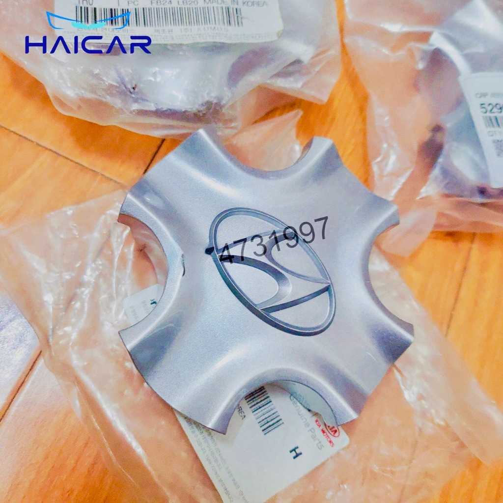 Logo Hyundai chụp lazang hyundai Accent xịn chính hãng nhập khẩu Mobis Hàn Quốc  529601R500