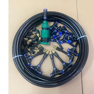  Bộ KIT phun sương tưới cây dùng béc đồng kèm khớp nối nhanh ren  21 - 27mm nối vào vòi nước 