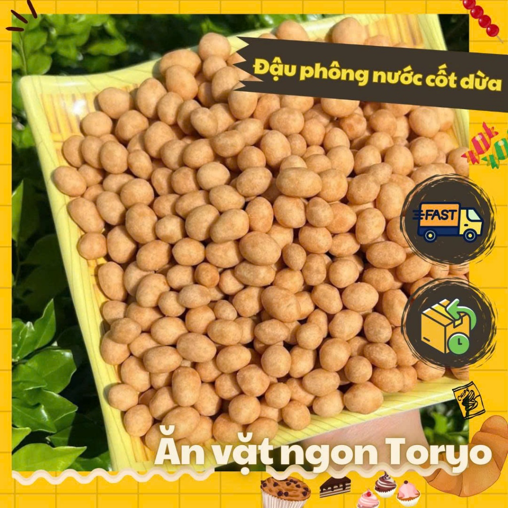 Đậu phộng cốt dừa thơm ngon (500g)