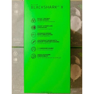 Tai nghe Razer BlackShark V2 X - không có code