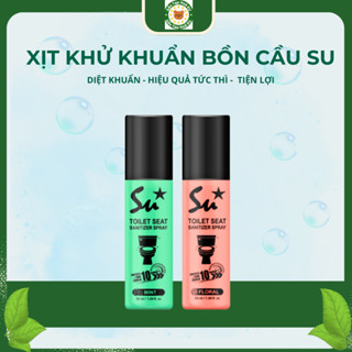 Xịt khử khuẩn bệ ngồi bồn cầu Su Star 50ml Sử dụng trước khi đi vệ sinh để ngăn ngừa vi khuẩn, lây nhiễm