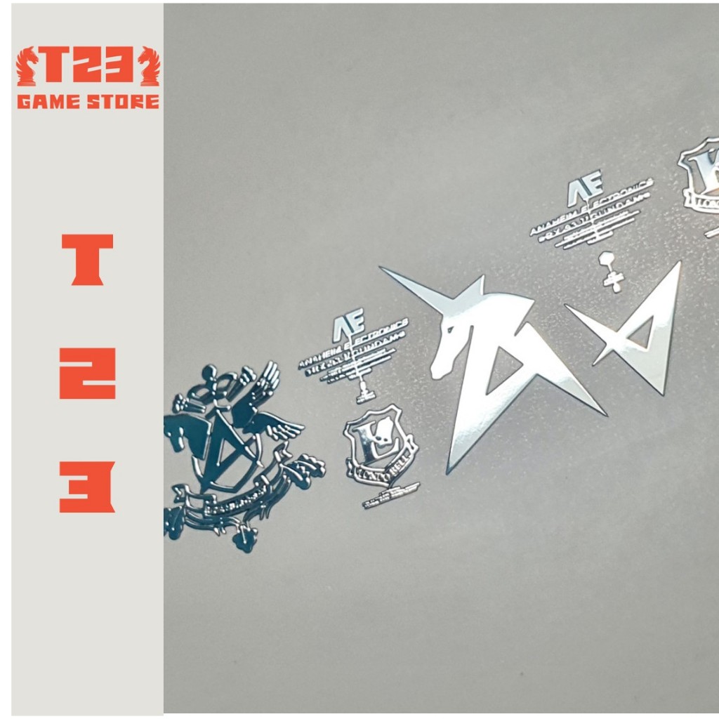 phụ kiện Metal Sticker RG Nu Gundam - Decal kim loại – phụ kiện nâng cấp cao cấp cho RG Nu Gundam