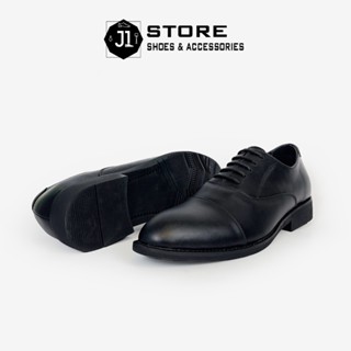  Giày Tây Công Sở Oxford Captoe Italia Da Bò Nhập Khẩu J1 Giày Tây Nam Đế Cao Su Khâu Viền Cao Cấp 