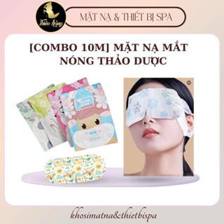   Combo 10m  Mặt nạ mắt chườm nóng THẢO MỘC tỏa nhiệt thư giãn giảm mỏi mắt 