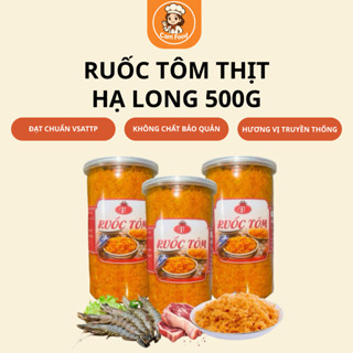 Ruốc tôm thịt ăn liền siêu ngon, Ruốc tôm hũ 500g tuyệt đỉnh đặc sản xuất thủ công đảm bảo vệ sinh AT