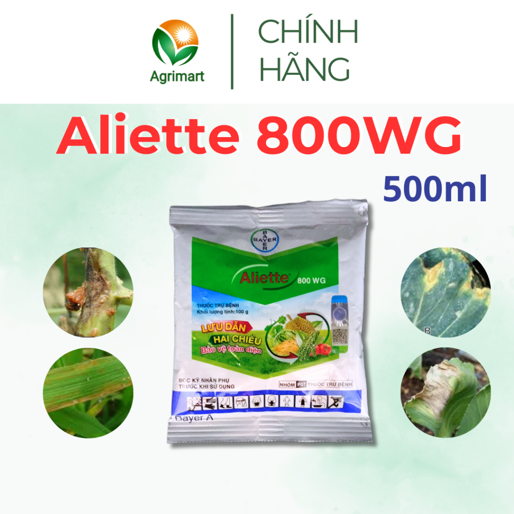 Thuốc trừ bệnh cây trồng Aliette 800WG - 100gr